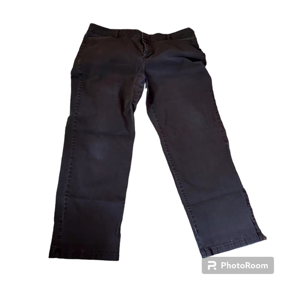 Dockers 20 Med Metro Pant Gray Jeans Woman Cotton Trousers. Dimensions waist 38" - Picture 1 of 3